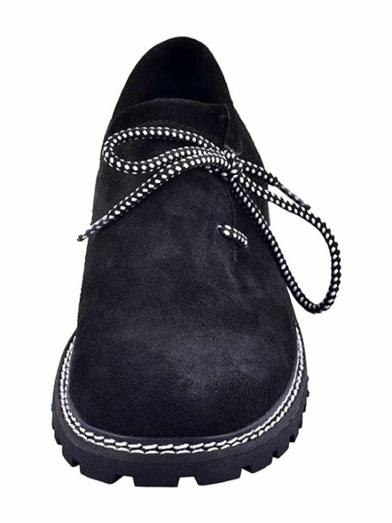 Black German Lederhosen Shoes Men’s Traditional Bavarian Style Size 46 main image 8